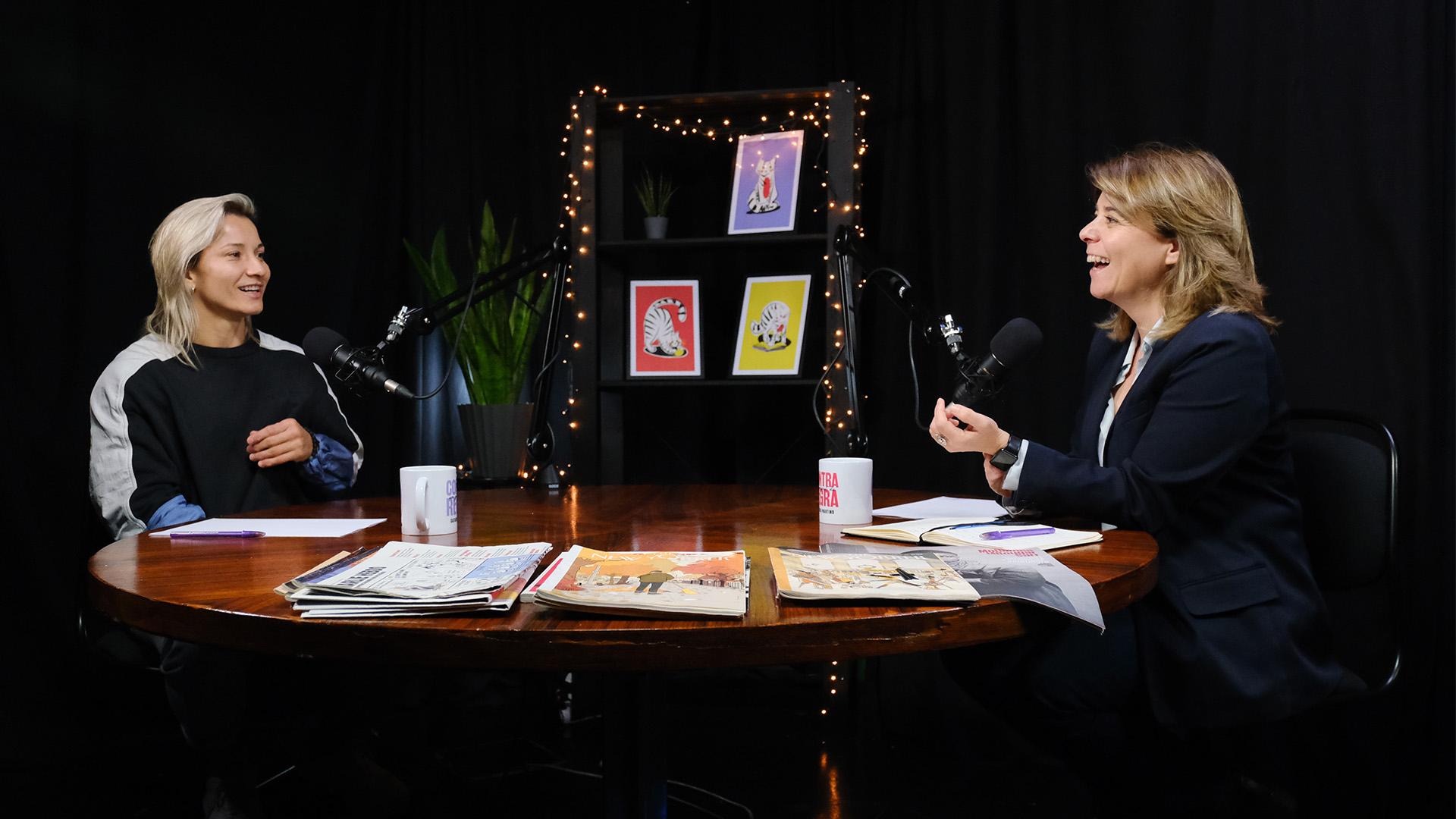 Telma Monteiro e Catarina Martins.